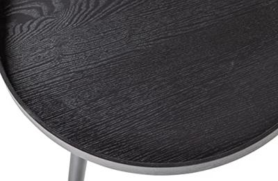 WOOOD Bijzettafel 'Mesa' 60cm, kleur Zwart - thumbnail