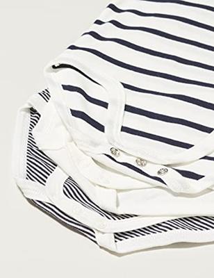 Set van 3 rompertjes met korte mouwen van biologisch katoen PETIT BATEAU wit Set van 3 rompertjes met korte mouwen van biologisch katoen PETIT BATEAU wit