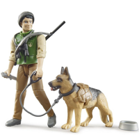 Bruder 62660 BWorld Boswachter met Hond - thumbnail