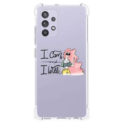 Samsung Galaxy A32 4G | A32 5G Enterprise Editie Stevig | Bumper Hoesje | i Can