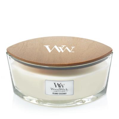 WoodWick Island coconut ellipse candle WoodWick Island coconut ellipse candle