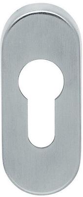 Cilinderrozet stuk ovaal rvs mat