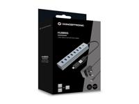 CONCEPTRONIC HUBBIES21GP 7-poorts USB 3.0-hub met voeding, 5 Gbps, USB-A x 7 - thumbnail