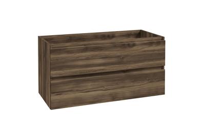 Onderkast BWS Lyanna 100x46 cm 2 Laden 1 Uitsparing Donker Eiken