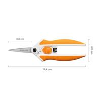 Fiskars soft-touch schaar, l: 15 cm, micro spids, 1 stuk - thumbnail