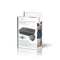 HDMI-Converter | 1x USB-C / 2x HDMI Input | 1x HDMI Output | 1-weg | 4K@60Hz | 18 Gbps | ABS | Antraciet - thumbnail