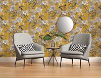 Architects Paper Jungle Chic geel behang | 377013 - thumbnail
