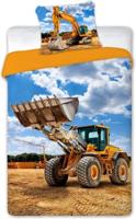 Traktor Graafmachine Dekbedovertrek - Eenpersoons - 140 x 200 cm - Multi - thumbnail