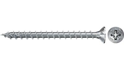 Fischer 670187 Power-Fast II CZF Spaanplaatschroef 4 mm 20 mm Kruiskop Pozidriv Staal Galvanisch verzinkt 200 stuk(s)