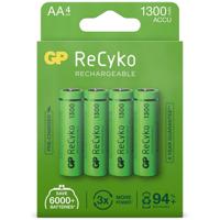 GP Recyko+ 4 AA-batterijen schattig 2900434300001 - thumbnail
