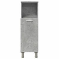 Badkamerkast 30x30x95 cm spaanplaat betongrijs - thumbnail