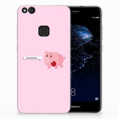 Huawei P10 Lite Telefoonhoesje met Naam Pig Mud Huawei P10 Lite Telefoonhoesje met Naam Pig Mud