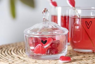 Clayre & Eef Voorraadpot + deksel Ø9x9cm Clayre & Eef Voorraadpot + deksel Ø9x9cm