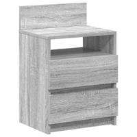 Nachtkastjes 2 st met 2 lades 40x33x60 cm grijs sonoma eiken - thumbnail