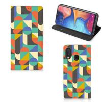 Samsung Galaxy A20e | Hoesje met Magneet | Funky Retro - thumbnail