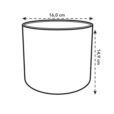 Bloempot B.for soft 16 cm wit elho - Elho