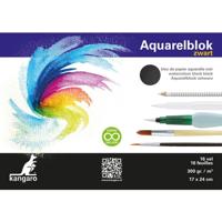 Kangaro K-5311 Aquarelblok 24x17 cm 300 Gram 16 Vel Zwart - thumbnail