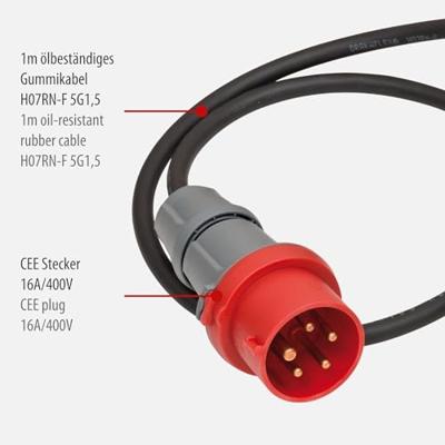 Brennenstuhl 1153680100 CEE-stroomverdeler 400 V 16 A