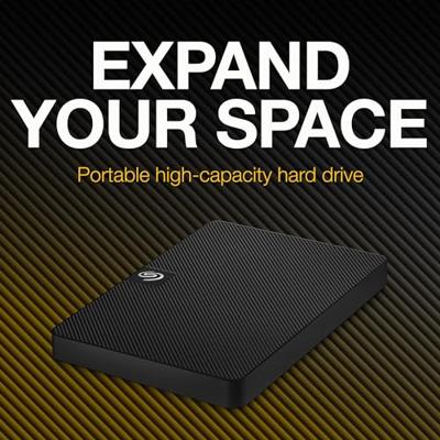 Seagate Expansion Portable 2TB Externe harde schijf Zwart - thumbnail