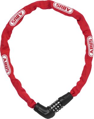 Abus 5805c/75 rood kettingslot - 4mm dik - 75cm lengte - thumbnail