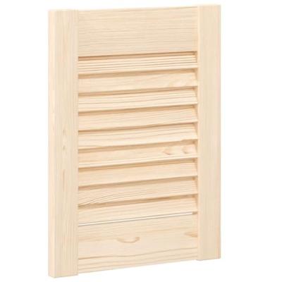 VidaXL Kastdeur met lamellen 39,5x29,5 cm massief grenenhout VidaXL Kastdeur met lamellen 39,5x29,5 cm massief grenenhout