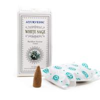 Ayurvedic Backflow Wierook Kegels Witte Salie - thumbnail