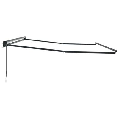 VidaXL Zijde frame antraciet 4,5 × 3 m poedercoating staal