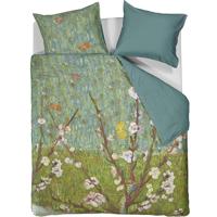 Beddinghouse Beddinghouse x Van Gogh Museum Peach Trees Dekbedovertrek Groen 200x200/220 cm - thumbnail