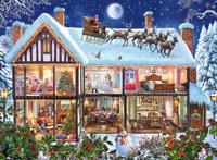 Ravensburger puzzel 100 stukjes Kerstfeest thuis - thumbnail