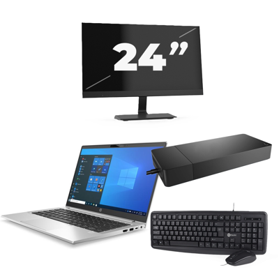 HP ProBook 430 G8 - Intel Core i5-11e Generatie - 13 inch - 16GB RAM - 256GB SSD - Windows 11 Home + 1x 24 inch Monitor HP ProBook 430 G8 - Intel Core i5-11e Generatie - 13 inch - 16GB RAM - 256GB SSD - Windows 11 Home + 1x 24 inch Monitor