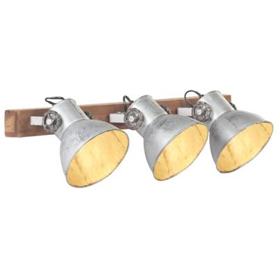Wandlamp industrieel E27 65x25 cm zilverkleurig Wandlamp industrieel E27 65x25 cm zilverkleurig