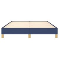 Bedframe stof blauw 140x190 cm - thumbnail