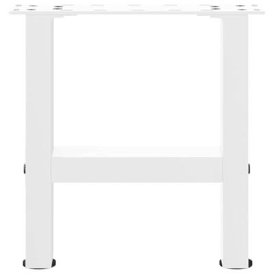 Salontafelpoten 2 st 40x(30-31) cm staal wit