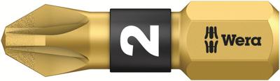 Wera 855/1 BDC Bits Pozidriv, PZ 2 x 25 mm - 1 stuk(s) - 05056702001 Wera 855/1 BDC Bits Pozidriv, PZ 2 x 25 mm - 1 stuk(s) - 05056702001