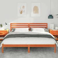 Bedframe Wasbruin 180 x 200 cm Massief grenenhout - thumbnail