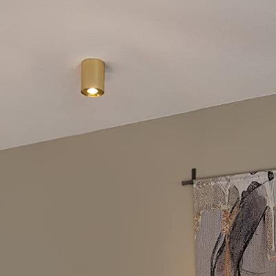 QAZQA Spot goud|messing draai- en kantelbaar - Rondoo up