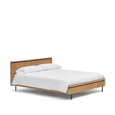 Kave Home Bed 'Licia' Mangohout, 160 x 200cm