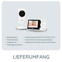 Alecto DVM-64 Babyfoon met Camera Wit/Zwart - thumbnail