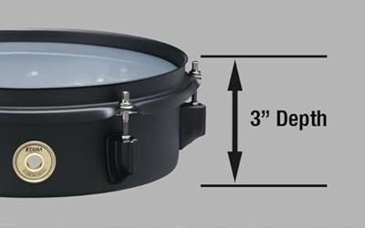 Tama BST143MBK Metalworks Effect Series 14 x 3 inch snaredrum