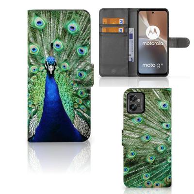 Motorola Moto G32 | Telefoonhoesje | Met pasjeshouder | Pauw Motorola Moto G32 | Telefoonhoesje | Met pasjeshouder | Pauw
