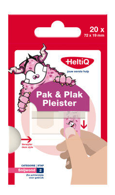 Heltiq Pak & plak roze 20 Stuks