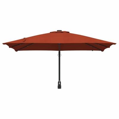 Tuinparasol Terracotta 248.5 x 247.5 x 160 cm Stof