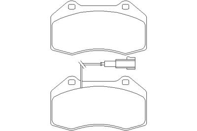 Remblokken set 2416202