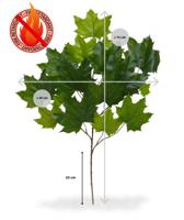 Maple Kunsttak 70 cm brandvertragend - thumbnail