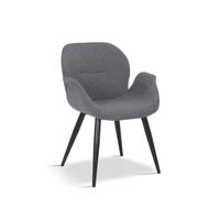 Stoel Tina Grijs - Set van 2 - thumbnail