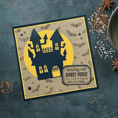 Vaessen Creative • snijmallen spookhuis 7x9,5cm