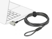 Navilock 20676 kabelslot Zwart, Zilver 2 m - thumbnail