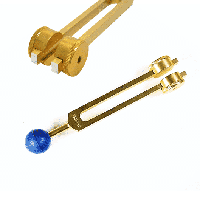 Stemvork 5e chakra Goudkleurig - thumbnail