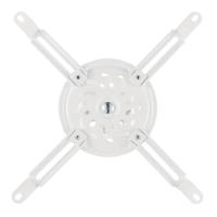 LogiLink BP0057 Beamer-plafondbeugel Plafondhouder, In hoogte verstelbaar, Kantelbaar en zwenkbaar Afstand vloer-plafond (max.): 150 mm Wit - thumbnail