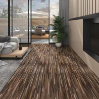 VidaXL Vloerplanken zelfklevend 5,02 m² 2 mm pvc gestreept bruin - thumbnail